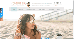 Desktop Screenshot of coconutgirlicecream.com